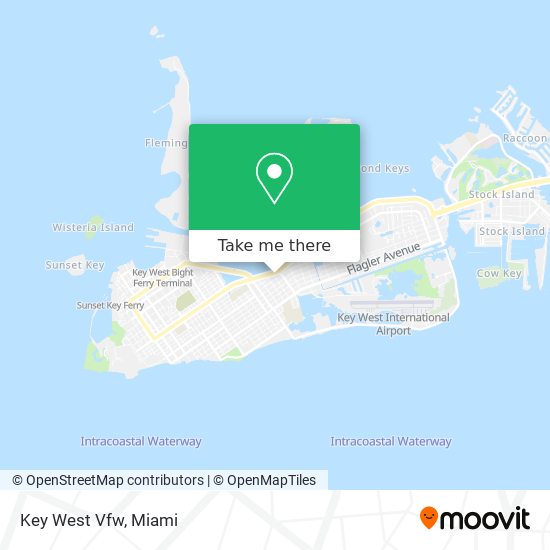 Mapa de Key West Vfw