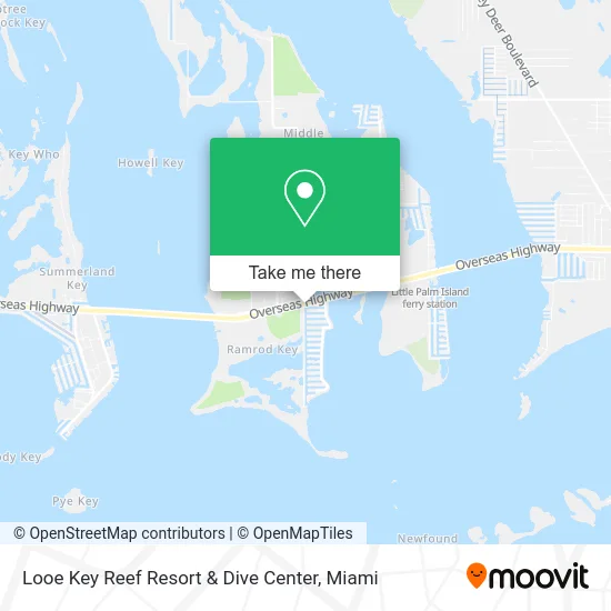 Looe Key Reef Resort & Dive Center map