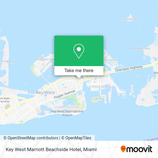 Key West Marriott Beachside Hotel map