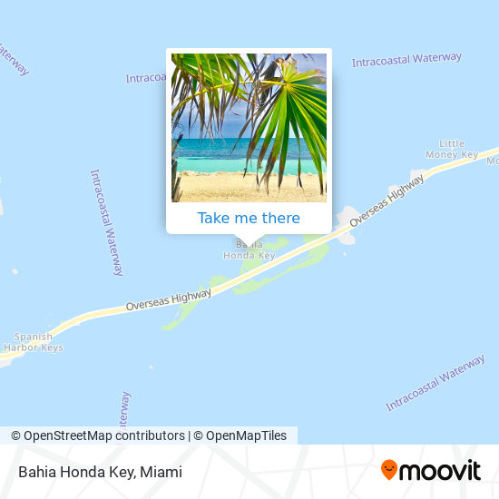 Bahia Honda Key map