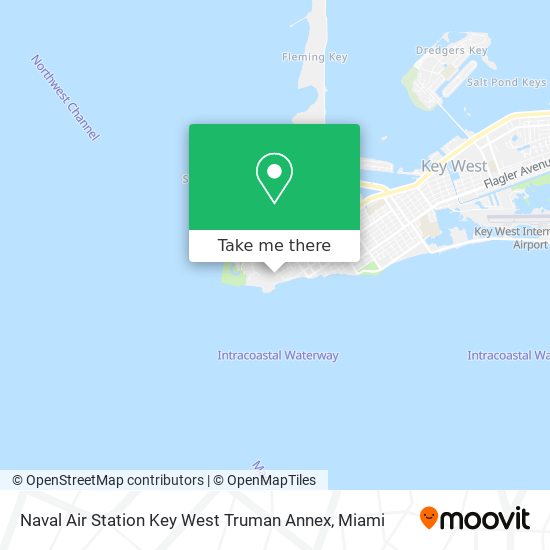Naval Air Station Key West Truman Annex map