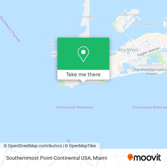 Mapa de Southernmost Point-Continental USA