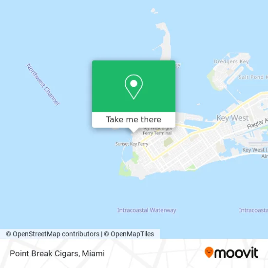 Point Break Cigars map