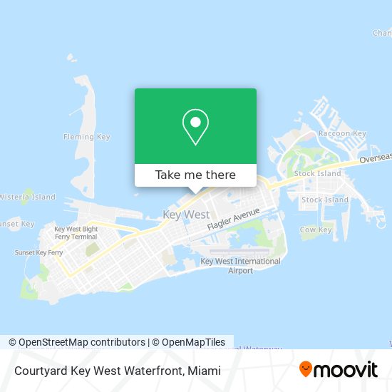 Mapa de Courtyard Key West Waterfront