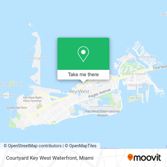 Courtyard Key West Waterfront map