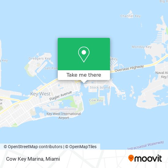 Mapa de Cow Key Marina