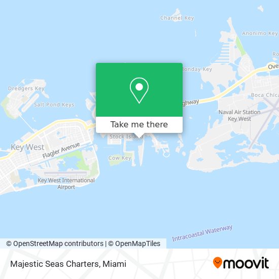 Majestic Seas Charters map