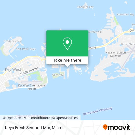Keys Fresh Seafood Mar map