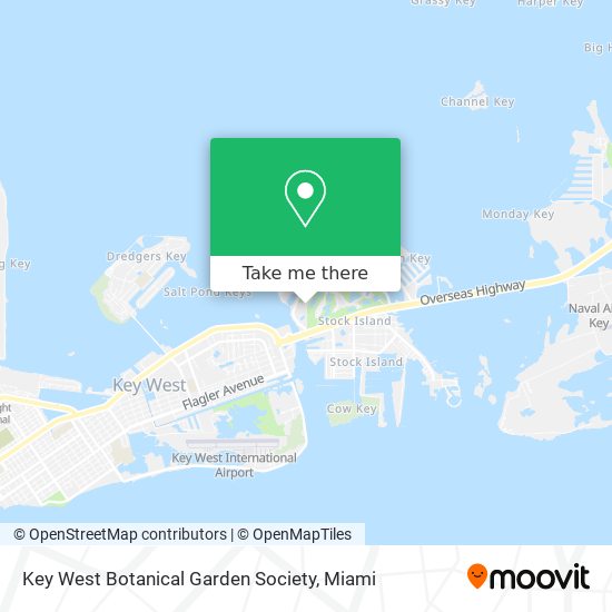 Mapa de Key West Botanical Garden Society