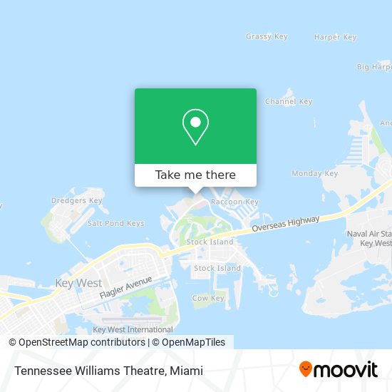 Mapa de Tennessee Williams Theatre