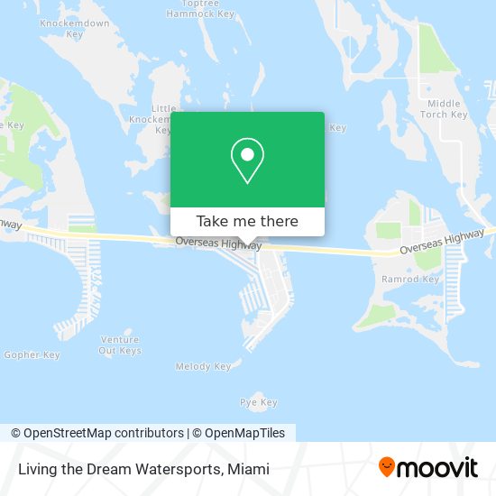 Mapa de Living the Dream Watersports