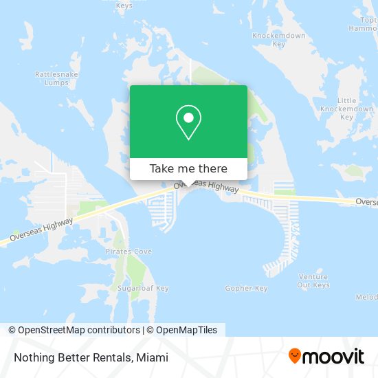 Mapa de Nothing Better Rentals