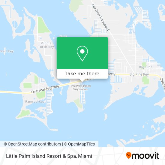 Little Palm Island Resort & Spa map