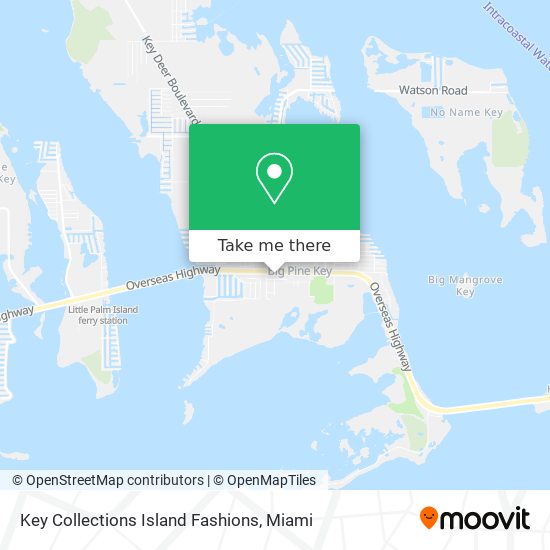 Key Collections Island Fashions map
