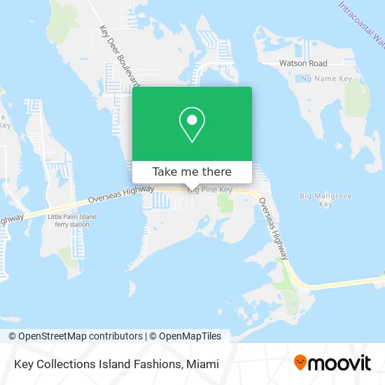 Key Collections Island Fashions map