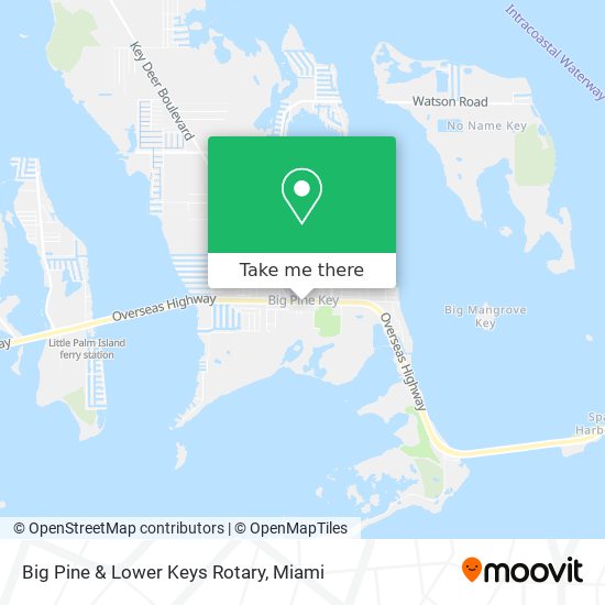 Big Pine & Lower Keys Rotary map