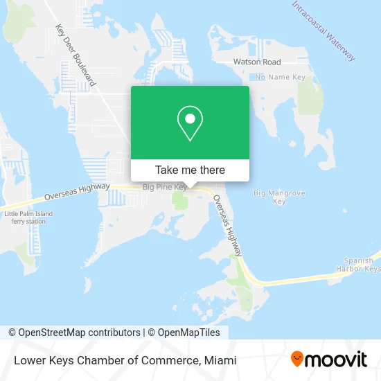 Lower Keys Chamber of Commerce map