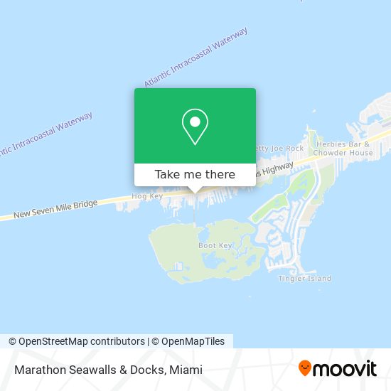 Marathon Seawalls & Docks map