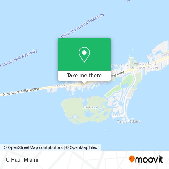 U-Haul map