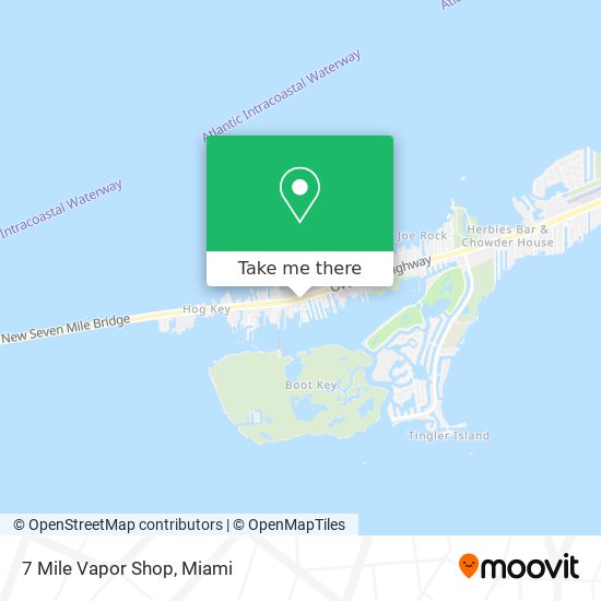 7 Mile Vapor Shop map