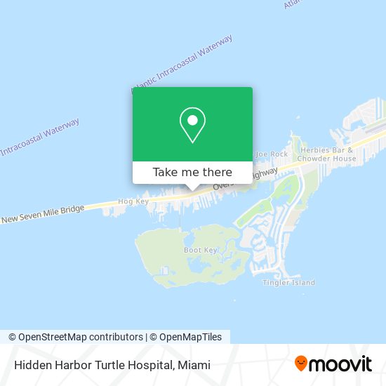 Mapa de Hidden Harbor Turtle Hospital