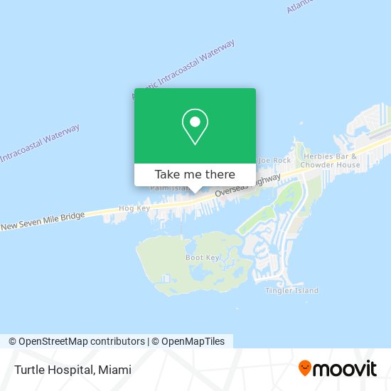 Turtle Hospital map