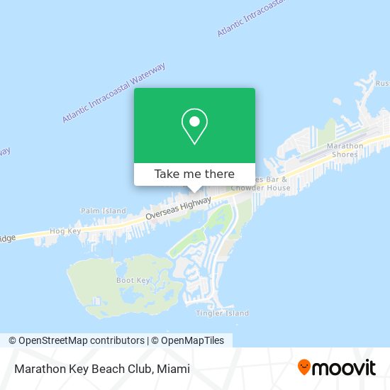 Mapa de Marathon Key Beach Club