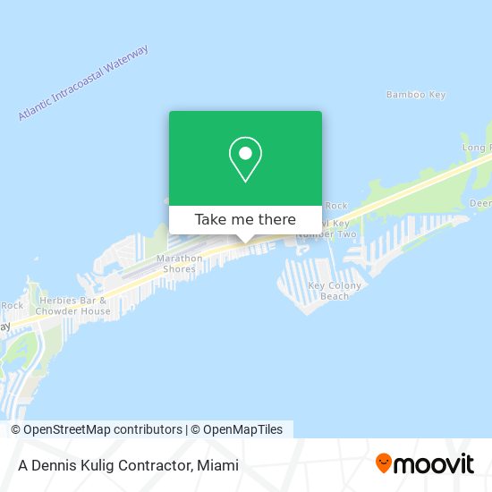 A Dennis Kulig Contractor map