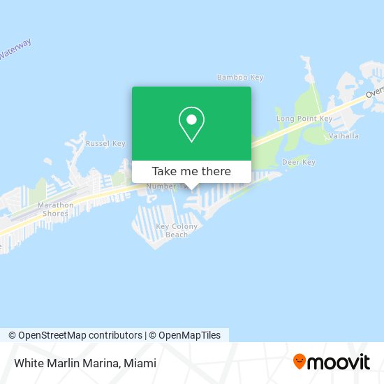 Mapa de White Marlin Marina