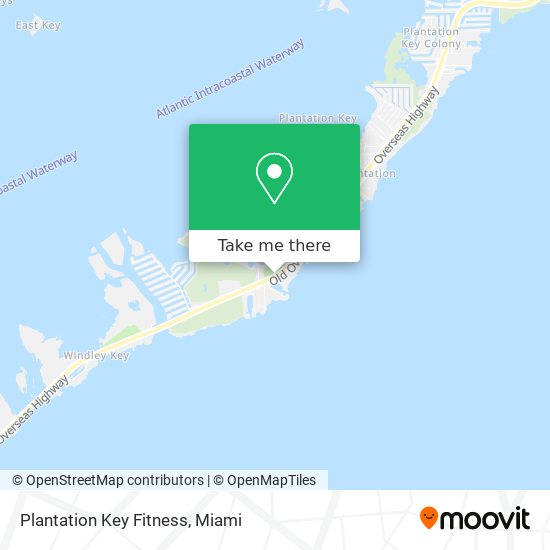 Plantation Key Fitness map