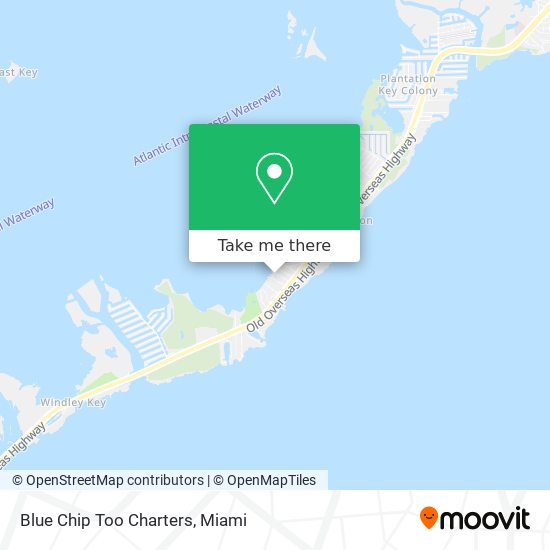 Blue Chip Too Charters map