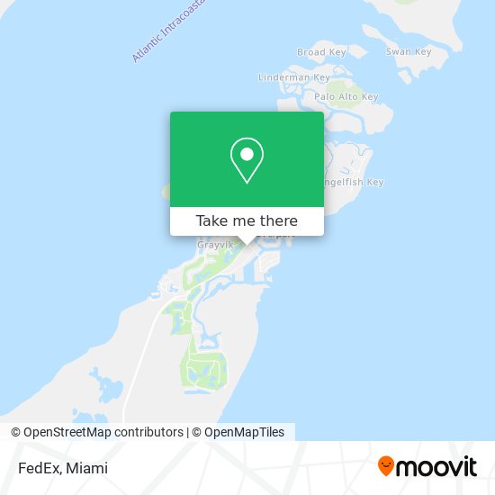 FedEx map