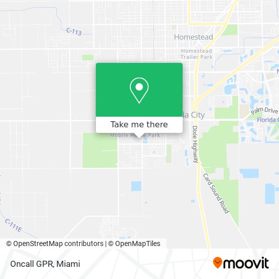 Oncall GPR map