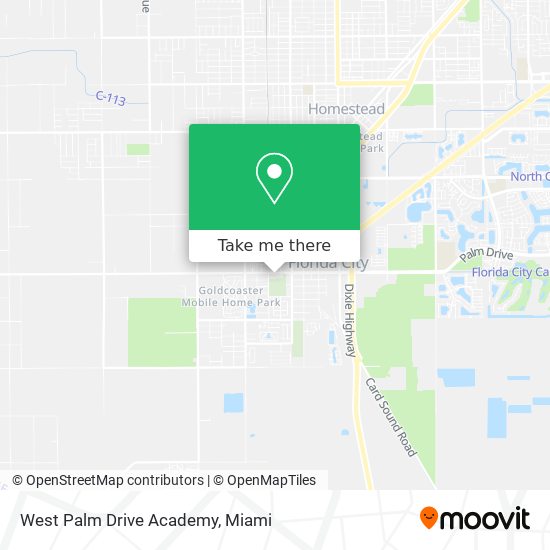 Mapa de West Palm Drive Academy