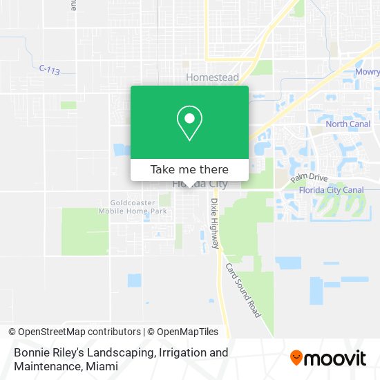 Bonnie Riley's Landscaping, Irrigation and Maintenance map