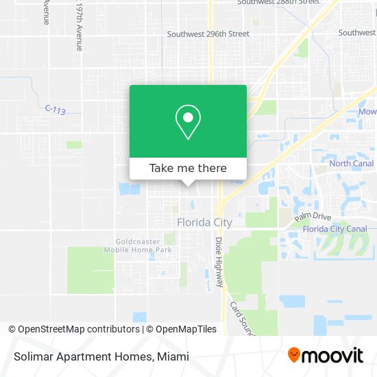 Solimar Apartment Homes map