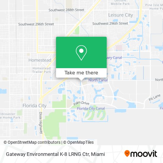 Gateway Environmental K-8 LRNG Ctr map