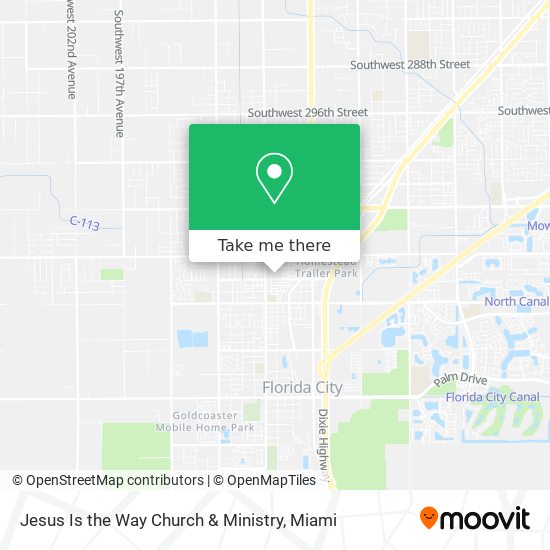 Jesus Is the Way Church & Ministry map