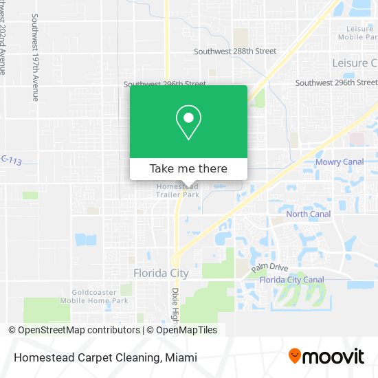 Mapa de Homestead Carpet Cleaning