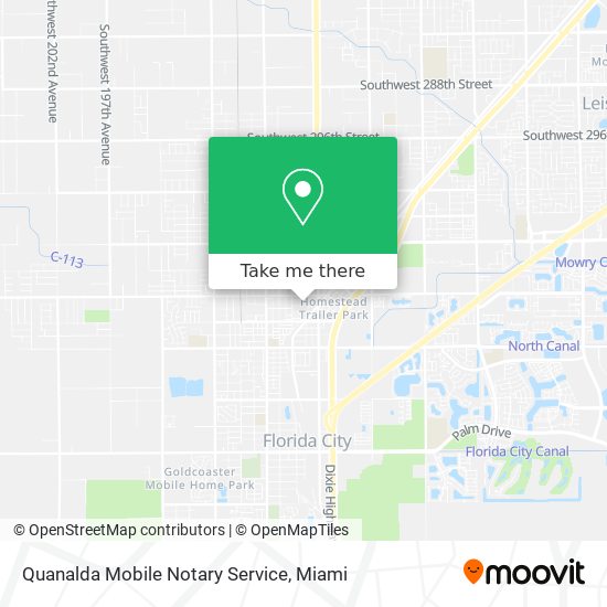 Mapa de Quanalda Mobile Notary Service