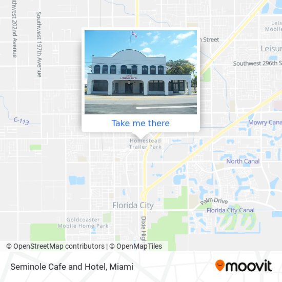 Mapa de Seminole Cafe and Hotel