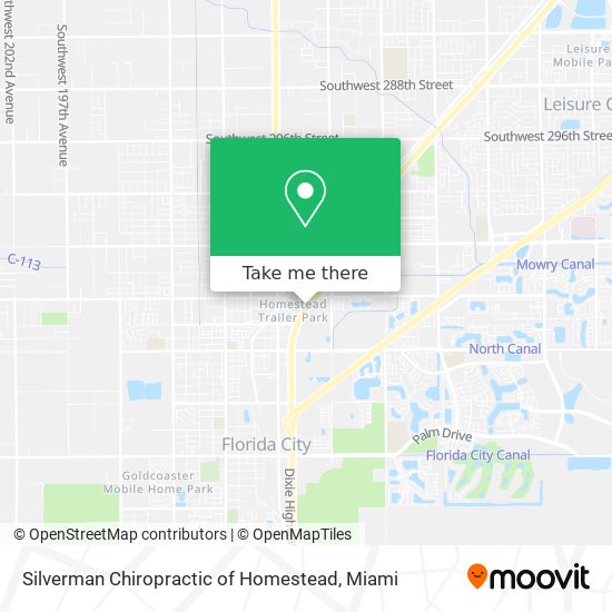 Mapa de Silverman Chiropractic of Homestead