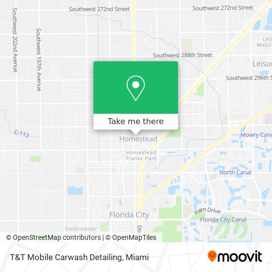 T&T Mobile Carwash Detailing map