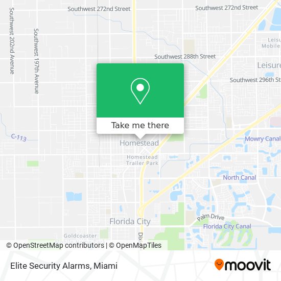 Elite Security Alarms map