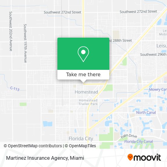 Mapa de Martinez Insurance Agency