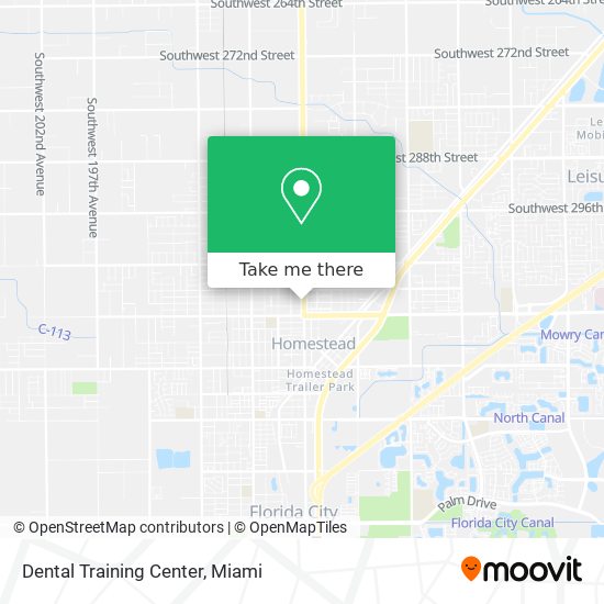 Mapa de Dental Training Center