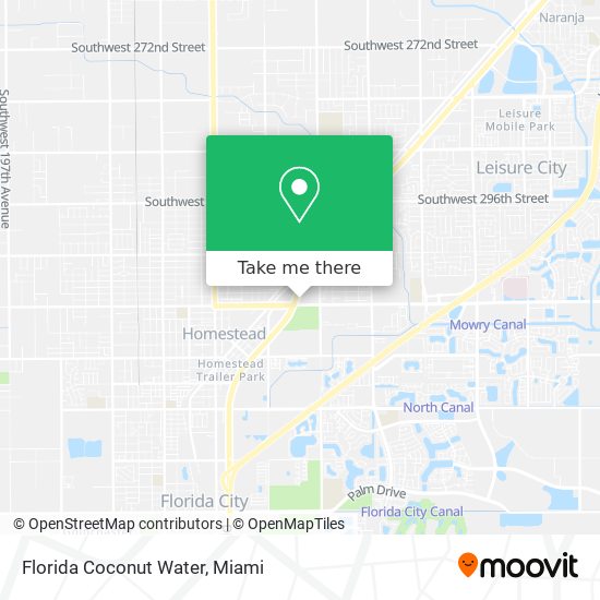 Florida Coconut Water map