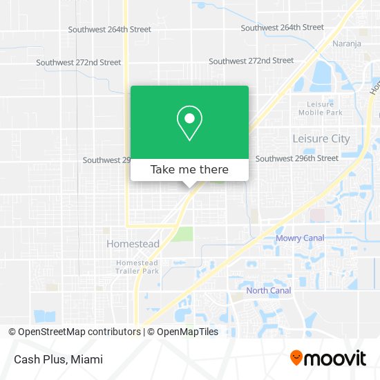 Cash Plus map