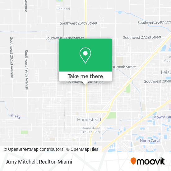 Amy Mitchell, Realtor map