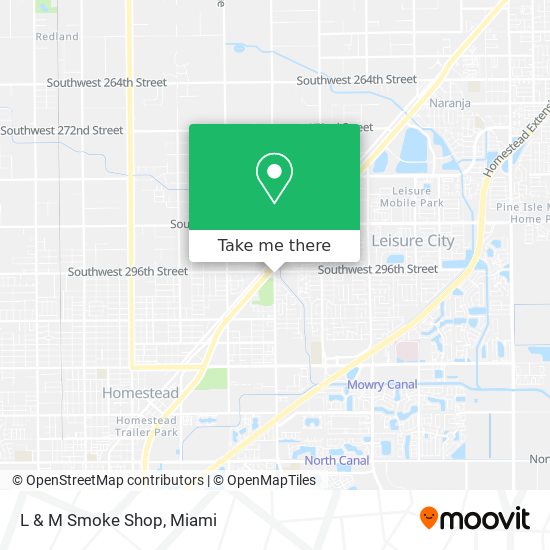 L & M Smoke Shop map